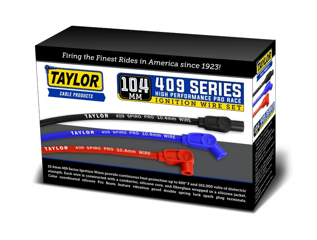 Spark Plug Wire Set Universal 10.4mm Silicone Spiro Pro 409 409 350 ohm_ft 79258